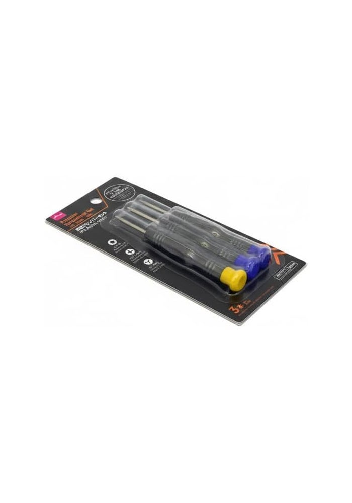 DAISO Precision Screwdriver Set (P2, PH000, Y000) - 3-Piece Mini Screwdriver Kit for Electronics Repair - Image 3